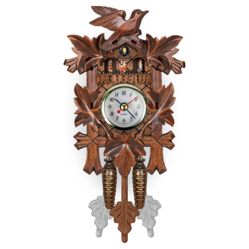 Reloj De Pared Con Forma De Cuco Antiguo De Creative Home