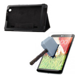 Kit Capa Book Case + Película Vidro Tablet LG G Pad 8.3 V500