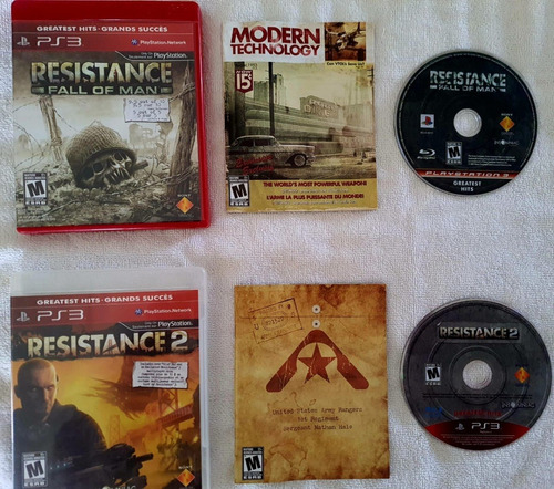 Playstation 3 Resistance Fall Of Man + Resistance 2 **ntsc**