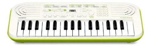 Teclado Casio Sa50 32 Mini Teclas Portátil Verde 100 Sonidos