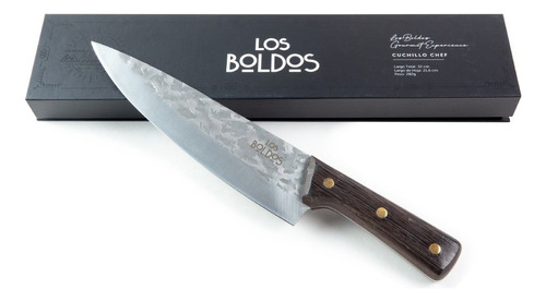 Cuchillo Chef - Los Boldos - 32 Cm Largo. Peso Total 282g Color Acero