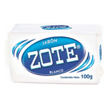 Jabón Zote Blanco, 30 Piezas De 100g C/u