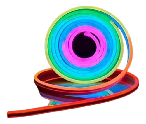 Kit Rgbw Completo Tira Led Neon Flex 5mts Ext. Magic Pixel