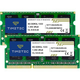 Memoria Ram 16gb (2x8gb) Ddr3 1333mhz Sodimm Timetec