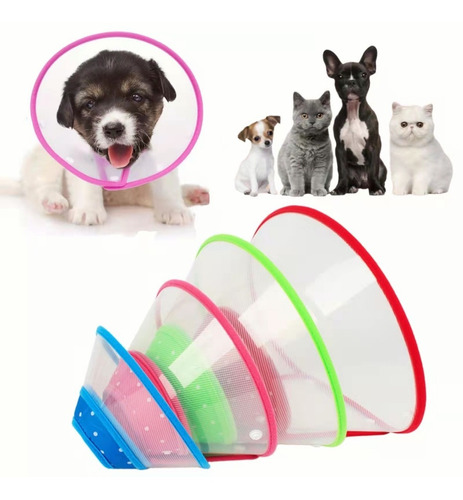 Collar Isabelino Para Gato Mascotas Button Closure Colorido