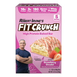 Fitcrunch Strawberry Strudel 5 Bars Robert Irvine's