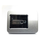 10 Porta Case Box Caixa Para Pendrive Alumínio Caixinha