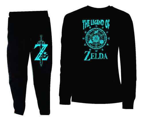 Conjuntos Sudadera + Buzo Cr The Leyend Of Zelda