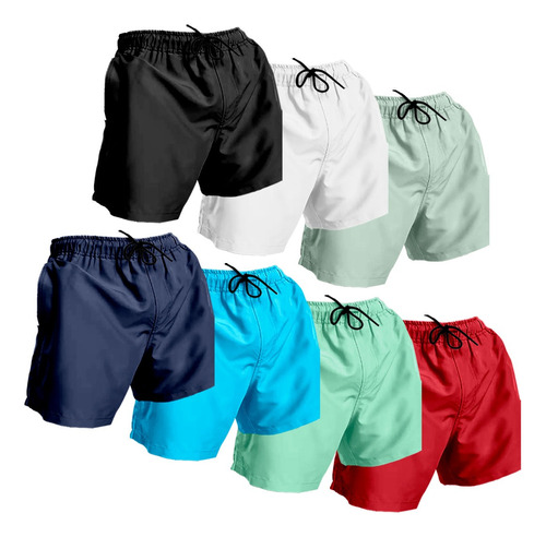 Kit 7 Short Moda Praia Atacado Bermuda Florida Cerveja Perso