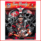 Poster Tom Brady Tampa Bay Buccaneers Nfl - 60x75cm