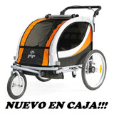 Rin 20 Bicicleta Carro Remolque Niños Naranja Getgo En Caja