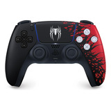 Controle Sony Dualsense Edição Limitada Spider-man 2 Ps5 Cor Midnight Black