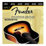 Fender Cuerdas Guitarra Electroacústica Phosphor Bronze