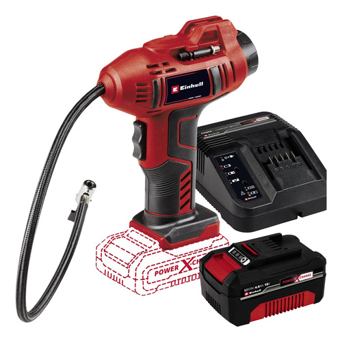 Compresor Manual Inalam Einhell Ce-cc 18 Li + Bat 4ah +carg