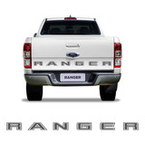 Faixa Traseira Ford Ranger 2020/2022 Adesivo Caçamba Grafite