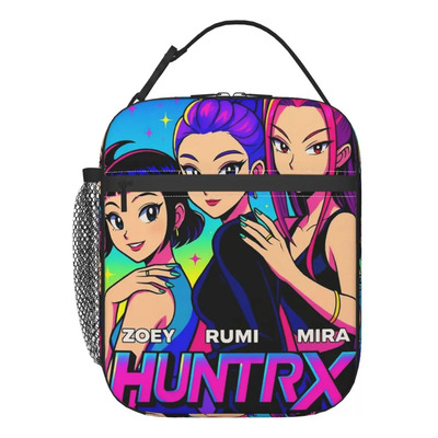 Bolsa De Almuerzo Aislante Con Póster K-pop Demon Hunters Hu | Meses sin interés