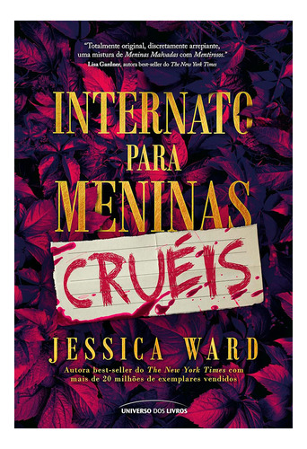 Internato Para Meninas Cruéis, De Jessica Ward. Editora Universo Dos Livros, Capa Mole Em Português, 2023