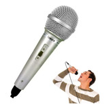 Microfone Karaokê E Caixa De Som Amplificador Com Cabo 3m