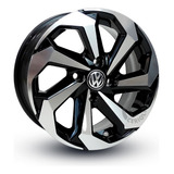 Rodas Tarantula Aro 14 Volkswagen Voyage Gol Up + Bicos Cor Preto Diamantado 4x100