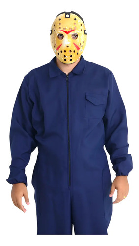 Fantasia Jason Voorhees + Mascara Amarela Sexta Feira 13 | Frete grátis