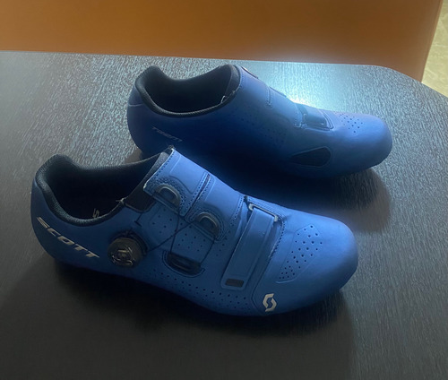 Zapatillas Ciclismo De Ruta Scott Azul Talla 44