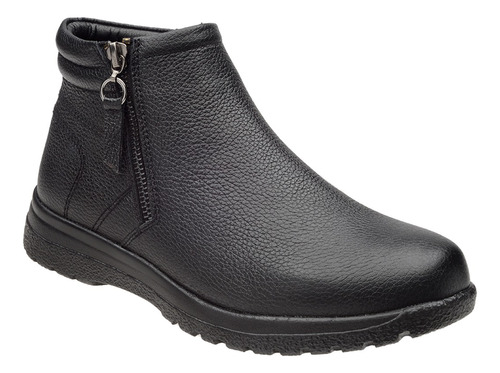 Bota Confort De Piel Supershoes 350-(574) Negro Dama