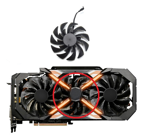 Cooler P Aorus Gtx 1080ti Xtreme Edition 95mm T129215bu 0.5a