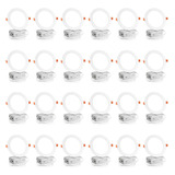 24 Pack 6 Inch 5cct Ultra-thin Led Recessed Ceiling Light Wi