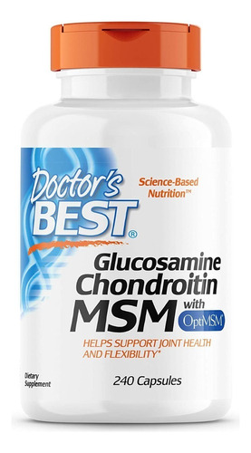 Doctor's Best | Glucosamine Chondroitin Msm | 240 Veg Caps