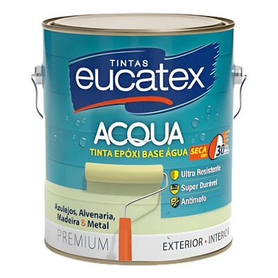 Tinta Epóxi Base Água Branco Eucatex 900ml | MercadoLivre