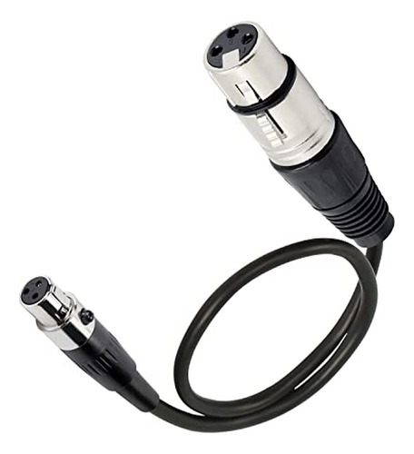 Xmsjsiy Cable De Audio Mini Hembra Xlr A Xlr Hembra De 3 Pin