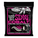 Cuerdas Ernie Ball 2723 Para Guitarra Eléctrica Cobalt 9-42