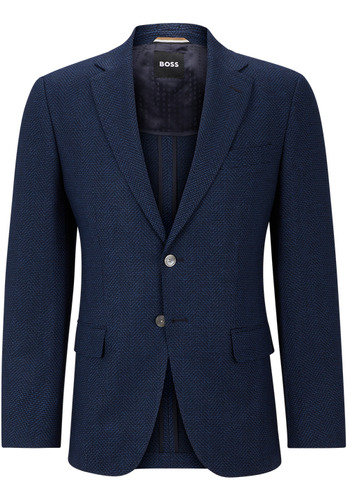 Saco Para Hombre Boss Slim Fit Elástico Y Moderno