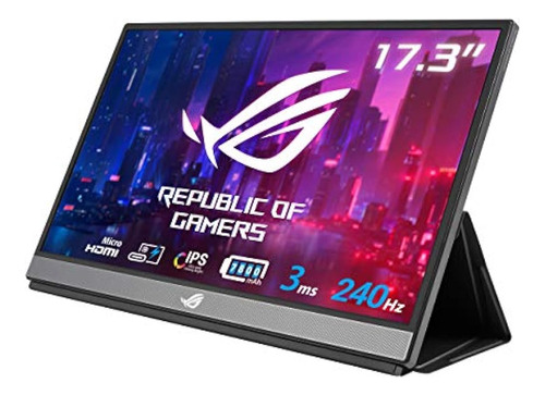 Monitor Portátil Para Juegos Asus Rog Strix 17.3  1080p (xg1