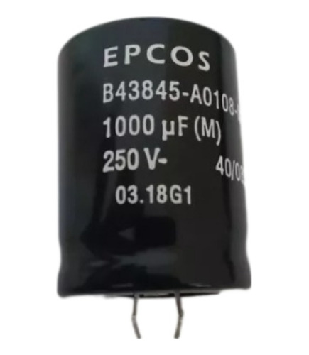 3x Capacitor Eletrolítico 1.000uf X 250v B43845 Epcos