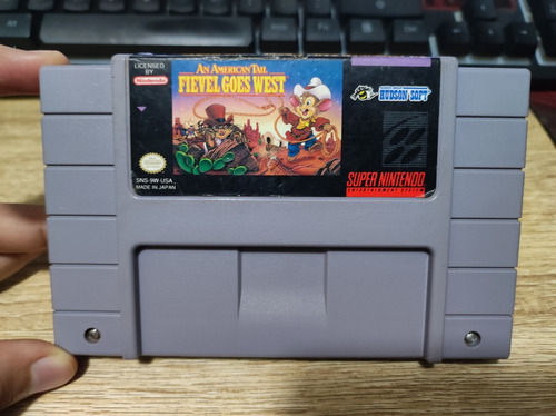 Américan Tail Fievel Goes West Para Consola Super Nintendo