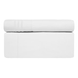 Sábana Microfibra Premium Luxury - King Size - 8 Colores Color Blanco