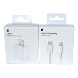 Cargador 20w Original C Rápida Para iPhone 11, 12, 13 +cable