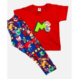 Pijama Mario Bross Para Niños