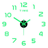 Reloj Digital De Pared 3d Para Hogar Silencioso Y Luminoso