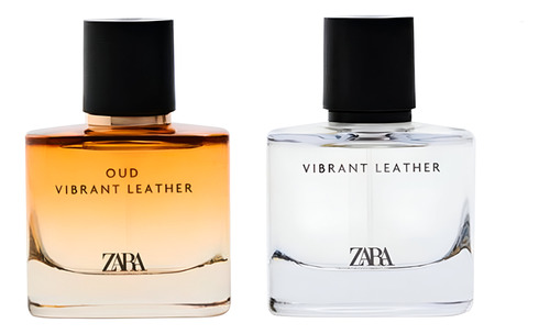 2 Perfumes Importados Zara Man Vibrant Leather + Oud - 60ml