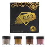 Colección Oro / Gold. Polvos Acrílicos Uñas. Mc Nails