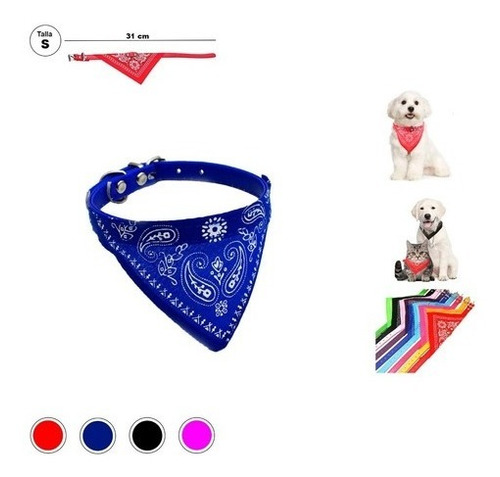 Collar Para Gato / Perro Con Pañuelo - Talla S