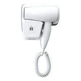 Secador De Cabello Soporte Pared + 2 Usb - Hotel - 220v