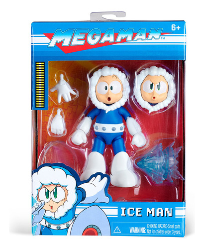 Figura Ice Man Articulada Megaman Jada Toys  15 Cm Ofert! 