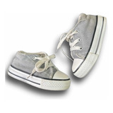 Zapatillas Bebé Niño Tipo Converse All Stars Gris Unisex