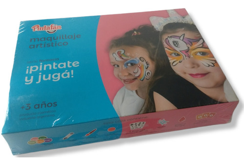 Kit Maquillaje Artistico Infantil Stencil Strass Glitter S3