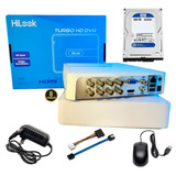 Kit Dvr Hilook Hikvision 8 Ch 1080 Full Hd 2mp + Disco Duro