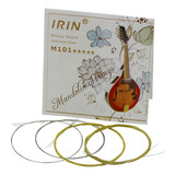 Instrumentos De Cuerda Color (.010-.034) Irin Silver Gloden