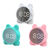 Mini Reloj Despertador Con Luz Reproductor  Bluetooth / Sd